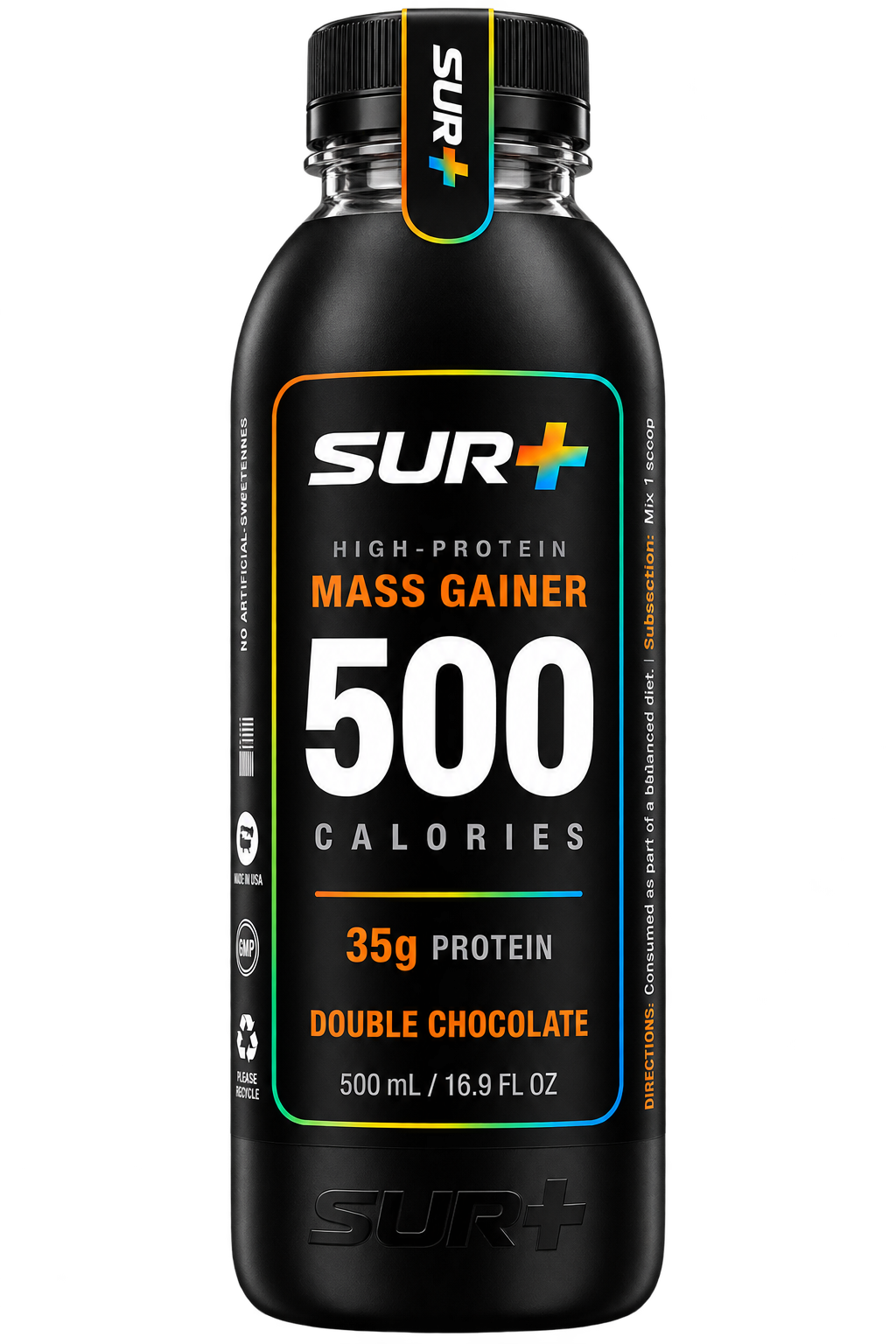 SUR+ mass gainer bottle, Chocolate